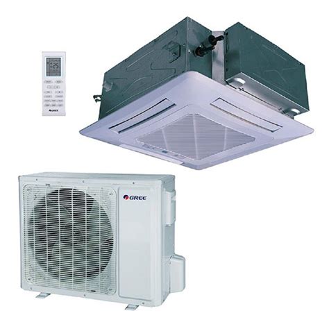 How long do mini split air conditioners last? GREE 17100 BTU Ductless Ceiling Cassette Mini Split Air ...
