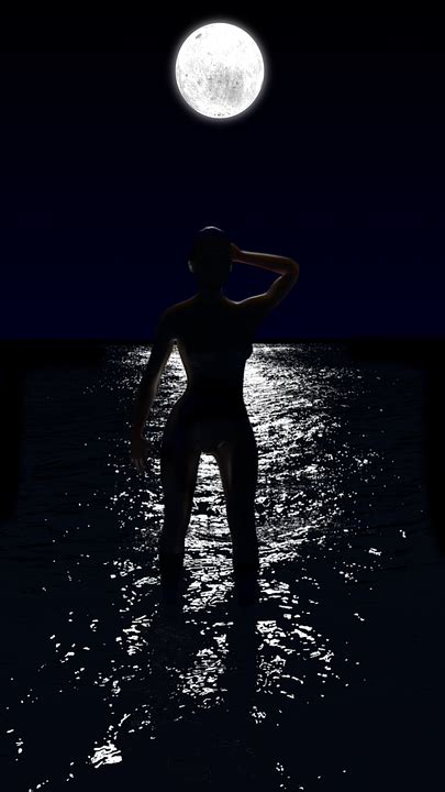 Free Photo Full Moon Lake Sea Woman Naked Free Image On Pixabay