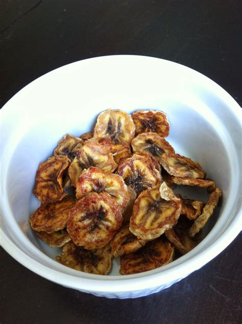 The Conscientious Eater Baked Banana Chips