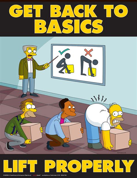 22 Simpsons Safety Posters Gallery EBaum S World