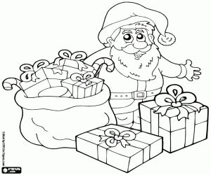 Mewarnai oyeye Kleurplaat Kerstman Hoofd