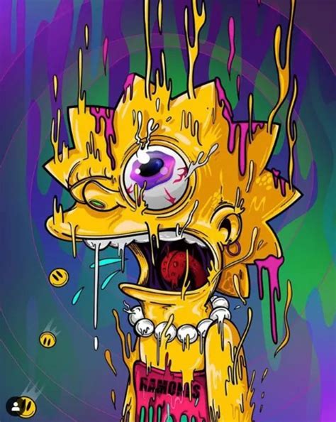 Trippy Simpsons Wallpapers Top Free Trippy Simpsons Backgrounds