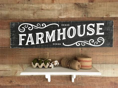 Farmhouse Signfarmhouse Decorlarge Farmhouse Signrustic