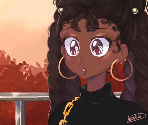 Sailor Moon Usagi Print In 2020 Black Girl Cartoon Black Anime
