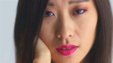Closeup Of Sexy Chinese Woman Looking At Camera Стоковые футажи для видео 3680036 Shutterstock