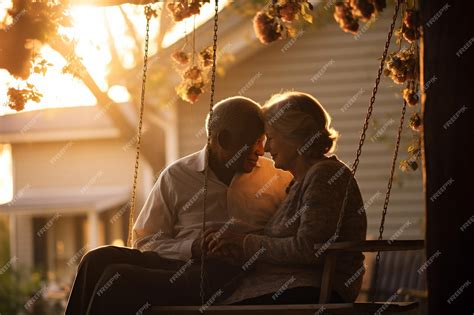 Premium Ai Image A Photograph Of An Elderly Couple Sharing A Quiet