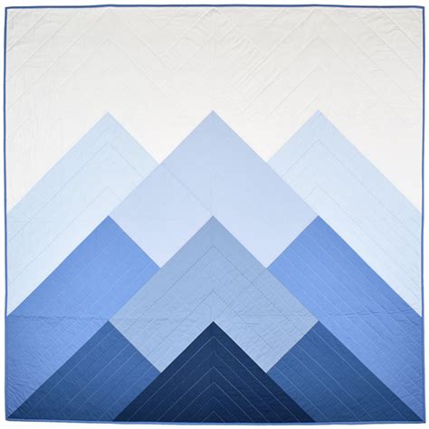 Patchwork And Poodles Misty Mountains Pattern