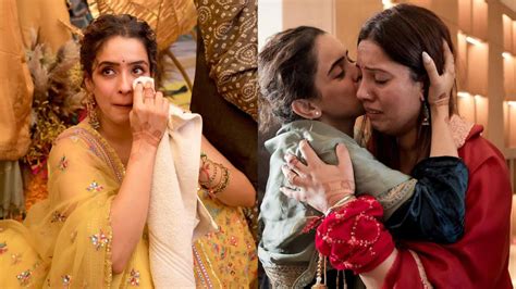 Sanya Malhotra Gets Teary Eyed At Sister Shaguns Bidaai Shares Inside