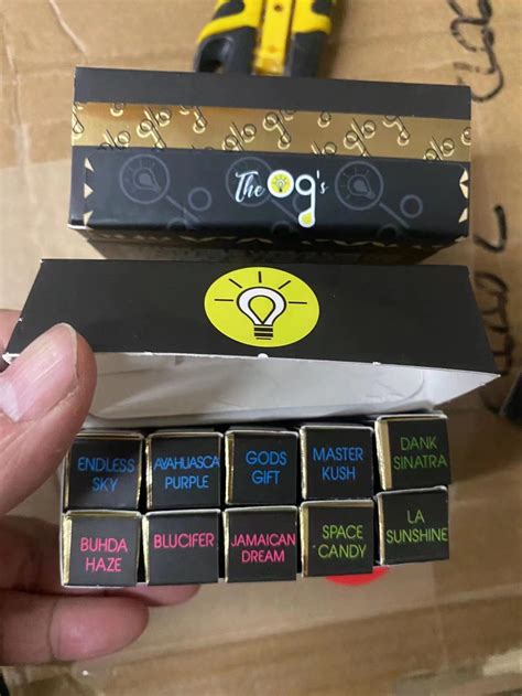 Newest version Glo Carts 0.8ml 1ml Ceramic Glo Extracts Vape Cartridge