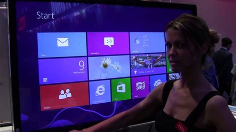 Tcl Touchscreen With Windows 8 Youtube