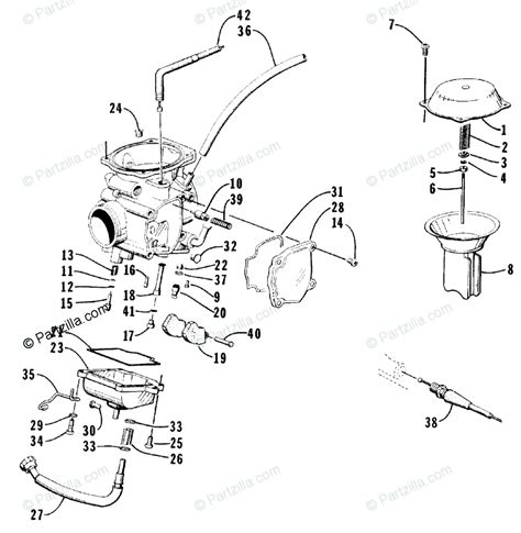 98 artic cat zr 500 wiring diagram. Arctic Cat ATV 1998 OEM Parts Diagram for CARBURETOR | Partzilla.com