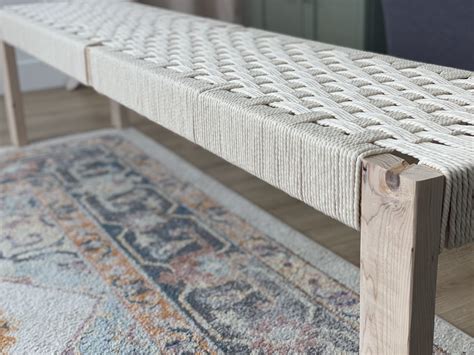 How To Make A Woven Bench