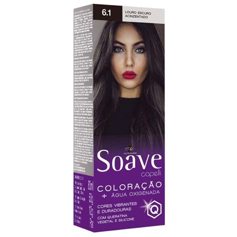 Tintura Creme 61 Louro Escuro Acinzentado Soave Capelliperfumaria Seiki Loja De Cosméticos