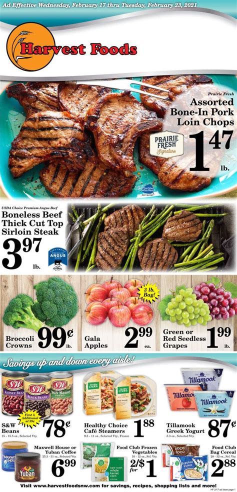 Harvest Foods Weekly Ad Flyer February 17 To February 23 2021