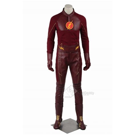 The Flash Season 6 Cosplay Barry Allen Costume Superhero Bodysuit Kids