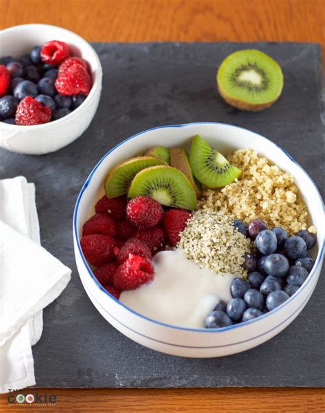Fruit And Quinoa Breakfast Power Bowl Dairy Free • The Fit Cookie