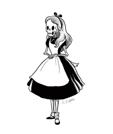 Creepy Alice Alice In Wonderland Drawings Sketchbook Art Inspiration