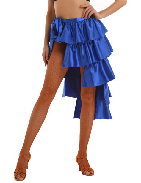 Womens Ballroom Latin Salsa Tango Dance Skirts Dress Flared Pleated Mini Skirts Ebay
