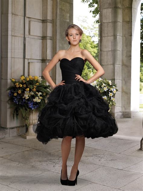 Tender short wedding dress in romantic style. 25 Astonishing Ideas of Black Wedding Dresses | The Best ...