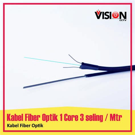 Vision Cctv Fiber Optik Kabel Fo Dropcore Meter Core Seling