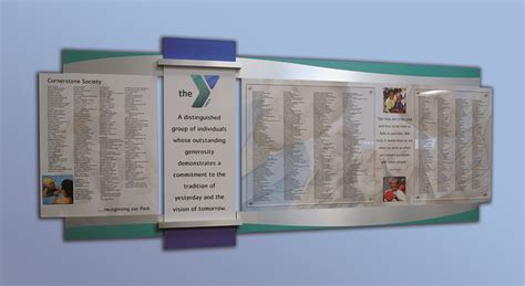 Ymca Donor Wall Partners In Recognition Inc Donor Wall Donor