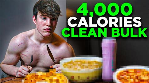 My 4000 Calorie Clean Ish Bulking Diet Youtube