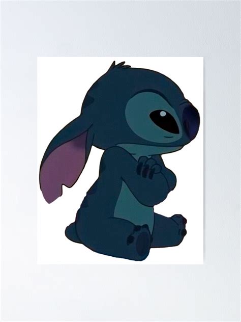 Stitch Angry Poster For Sale By Samsar Redbubble