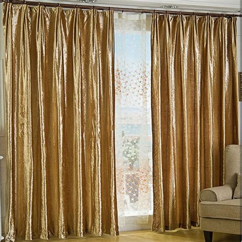126'' kravet couture sheer sheer gold gold 4235 416. Gold velvet fabric curtains for Thermal and Blackout | Gold curtains bedroom, Curtains bedroom ...
