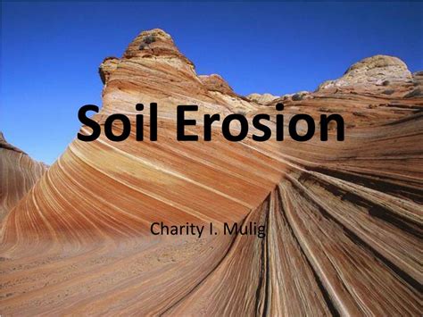 Ppt Soil Erosion Powerpoint Presentation Free Download Id2569458