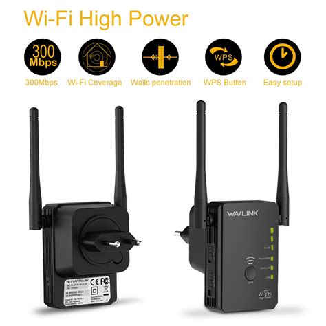 Wavlink High Power Wireless Wifi Repeater Router Access Point Ap N300