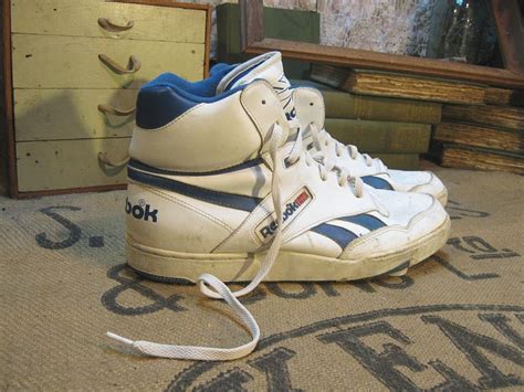 Reebok Hi Top Bb4600 Sneakers 80s Vintage Shoes 12