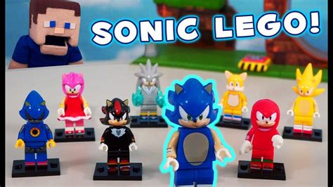 Sonic The Hedgehog Lego Set Amazing Mini Figures Series Blind Bag Hot
