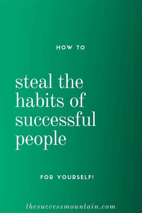 How to Steal the Daily Habits of Successful People for Yourself | The ...