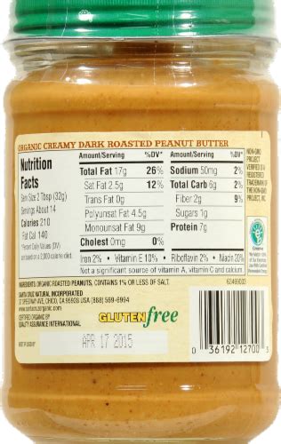 Dry roasted peanuts, salt notes: Smith's Food and Drug - Santa Cruz Organic Dark Roasted ...