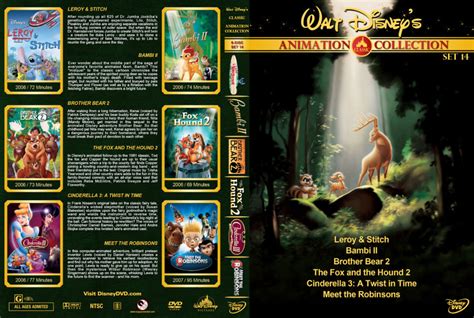 Walt Disneys Classic Animation Set 14 Dvd Cover 2006 2007 R1 Custom