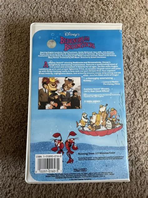 Disney S Bedknobs And Broomsticks Vhs Tape Angela Lansbury Clamshell