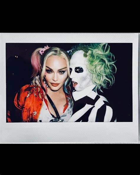Madonna Transforms Into Daddys Little Monster Harley Quinn With Sexy Outfit Big World Tale