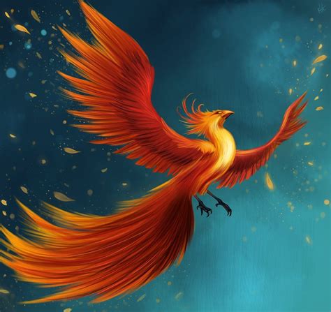 Phoenix By Alicekvartersson On Deviantart Краска Иллюстрация птицы
