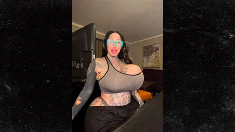 Instagram Model S Massive J Breast Implant Bursts