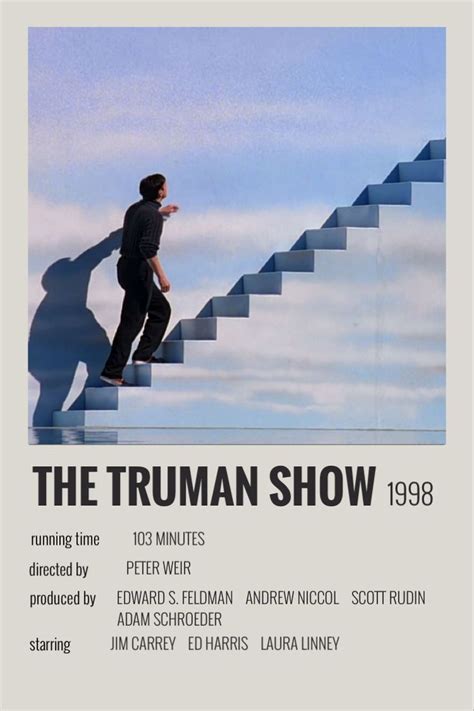 The Truman Show Polaroid Poster The Truman Show Movie Prints Movie