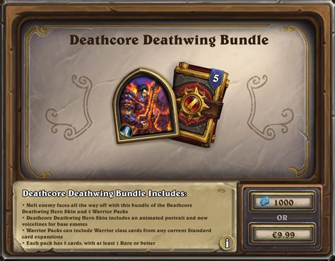 Shop Deathcore Deathwing Bundle Hearthstone Top Decks
