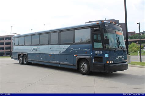 Greyhound Mci 102dl3 6593 Seen At The Robert K Paft Trans Flickr