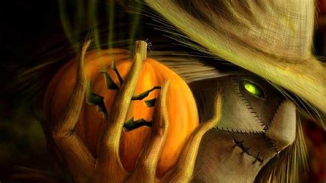 Halloween Scarecrows Wallpaper