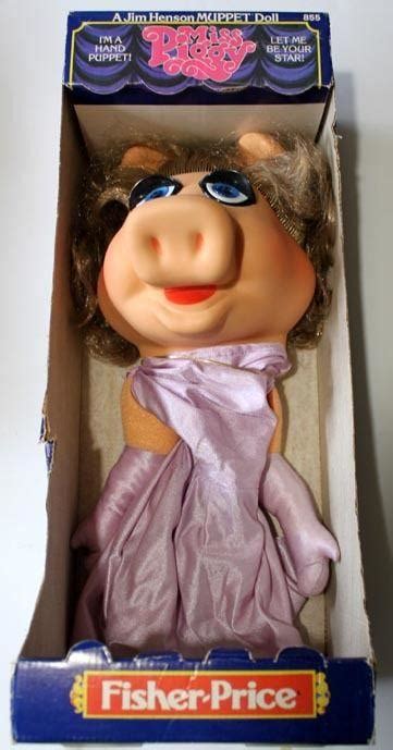 Miss Piggy A Jim Henson Hand Puppet 18 Doll Wbox 1978 Fisher Price