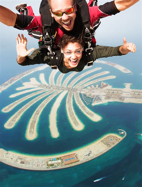 Skyline Skydiving Skydive Dubai Tandem Jump Blue Reservations