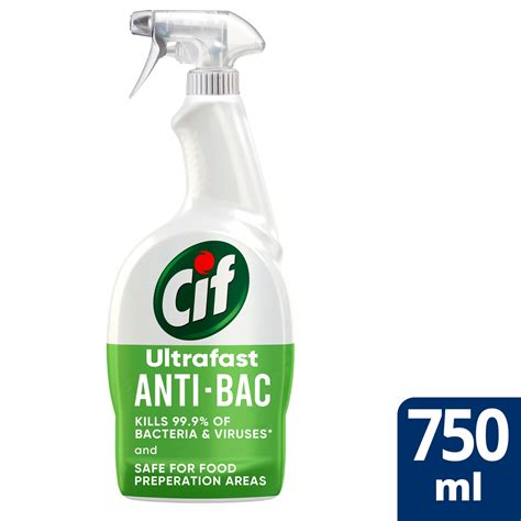 Cif Ultrafast Antibac Xl Multipurpose Cleaner 750 Ml Kitchen