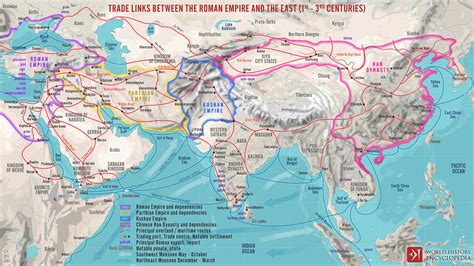 Trade Links Between The Roman Empire And The East 1st 3rd Centuries