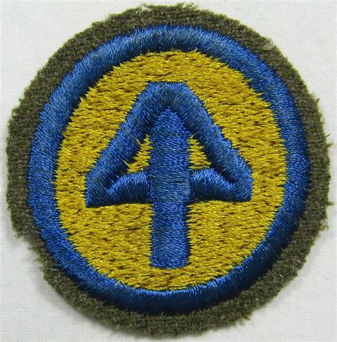 Pre Wwii 44th Infantry Division Patch On Wool Griffin