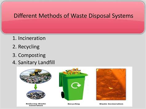 Waste Disposal Systems Or Methods