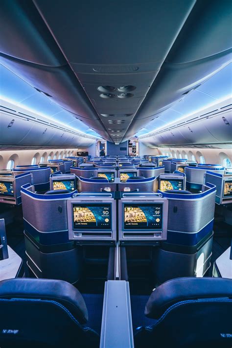 United Airlines 787 10 Dreamliner Interior